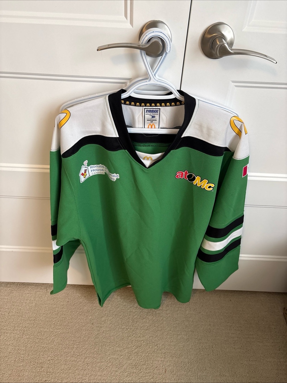 Ronald McDonald charity hockey jersey adult sm
